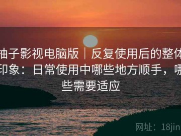 柚子影视电脑版｜反复使用后的整体印象：日常使用中哪些地方顺手，哪些需要适应