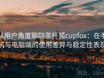 从用户角度聊聊茶杯狐cupfox：在手机与电脑端的使用差异与稳定性表现